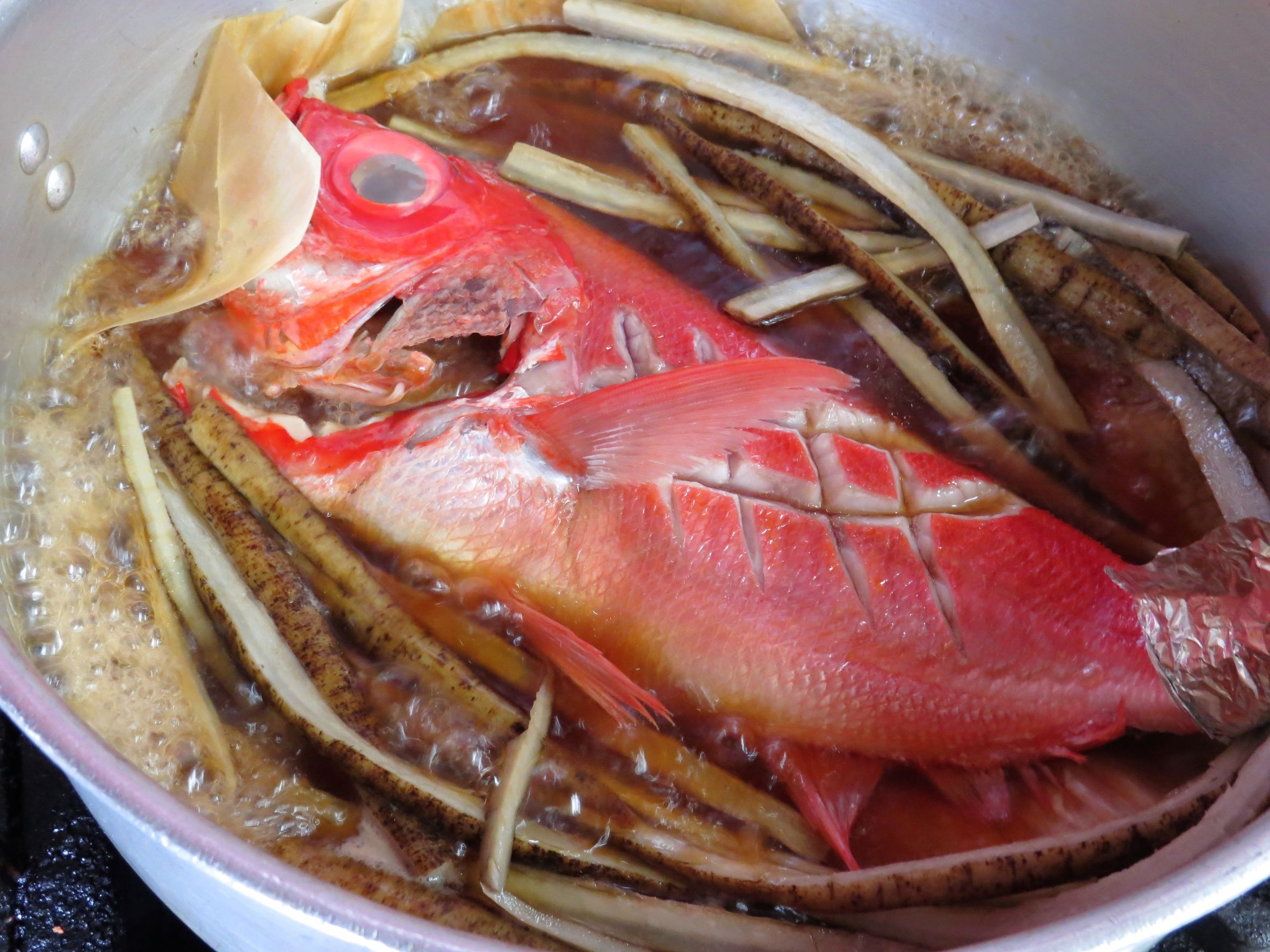 調理研修ー魚の炊き方